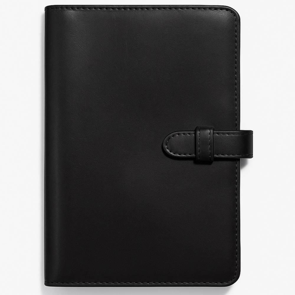 Coach Black Home Office Planner